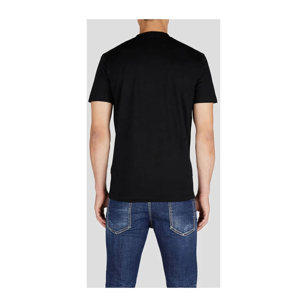 Dsquared2 Champions Zwart T-Shirt Black Heren