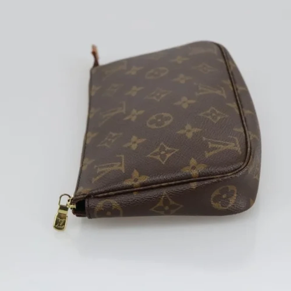 Louis Vuitton Vintage Pre-owned Canvas clutches Brown Dames