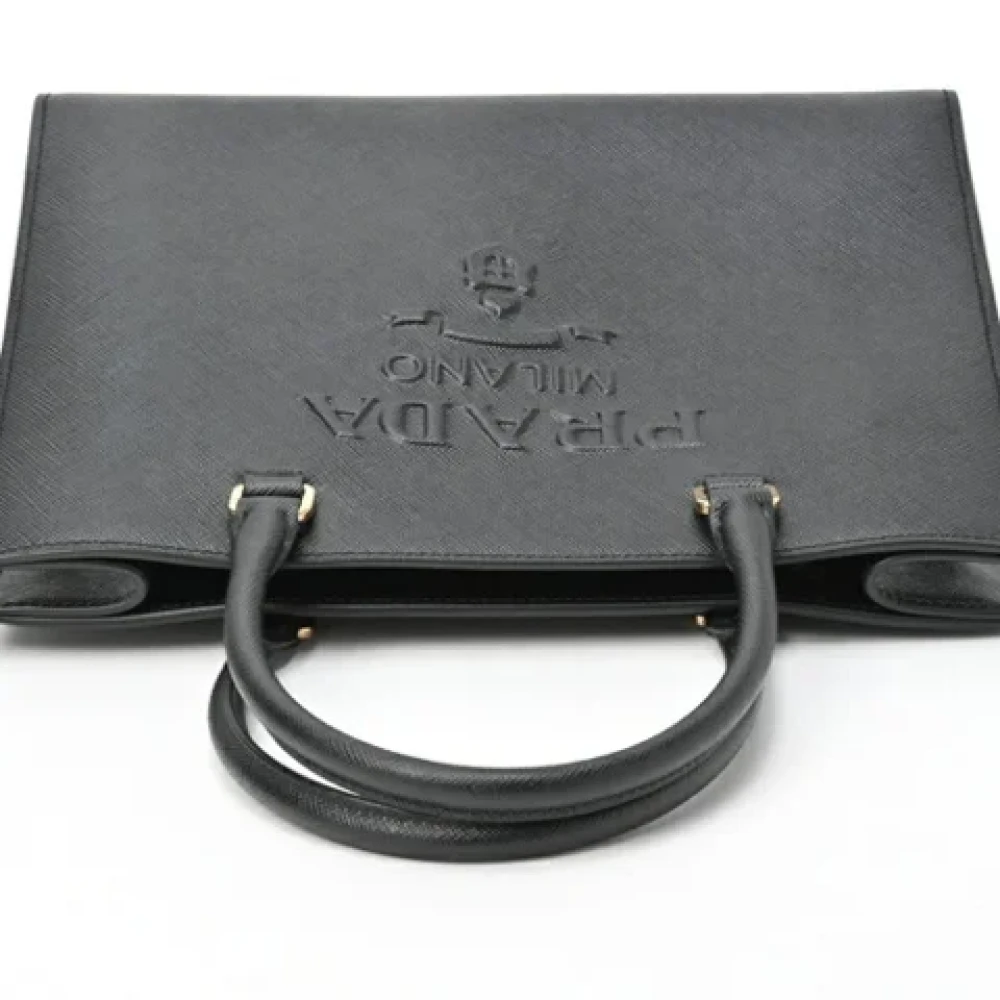 Prada Vintage Pre-owned Fabric prada-bags Black Dames