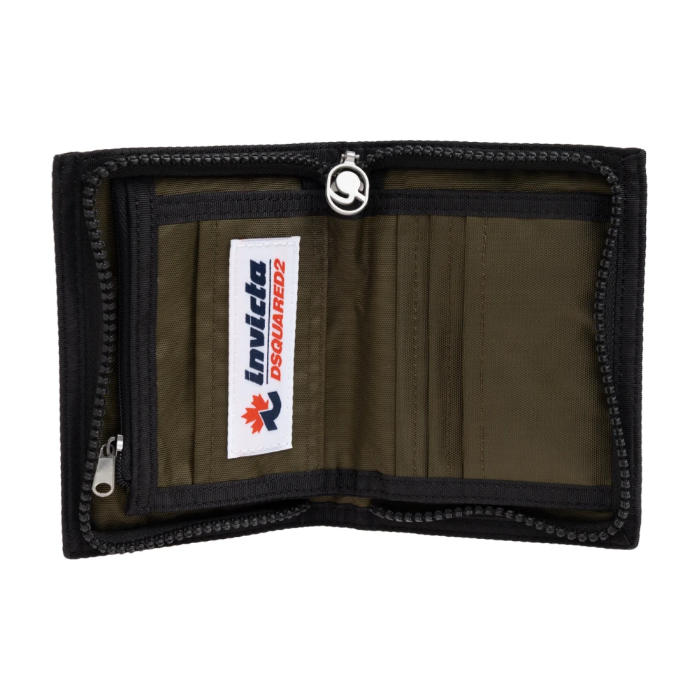 Dsquared2 Capsule portemonnee 'Invicta' Green Heren