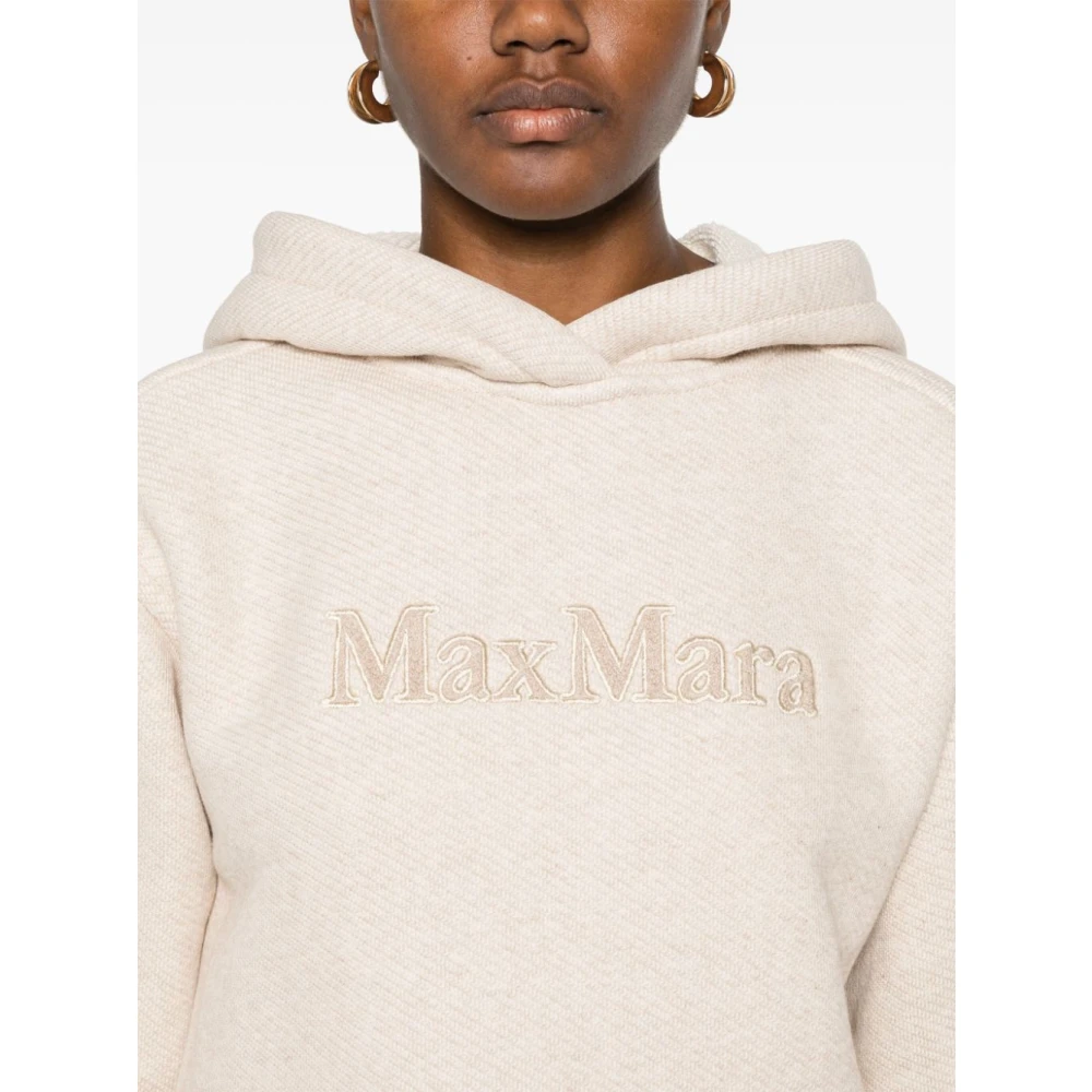 Max Mara Beige Sweatshirt Pure Sweater Elegance Beige Dames