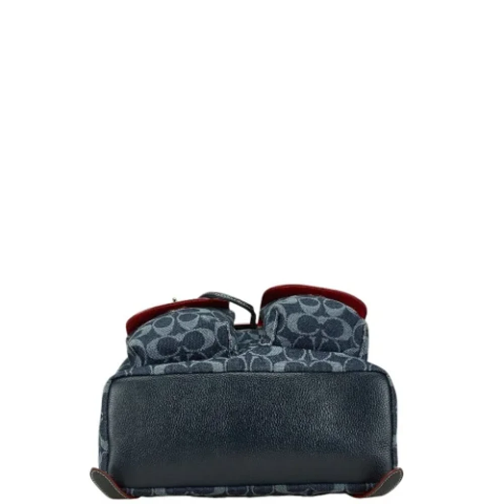 Coach Pre-owned Canvas shoulder-bags Blue Dames