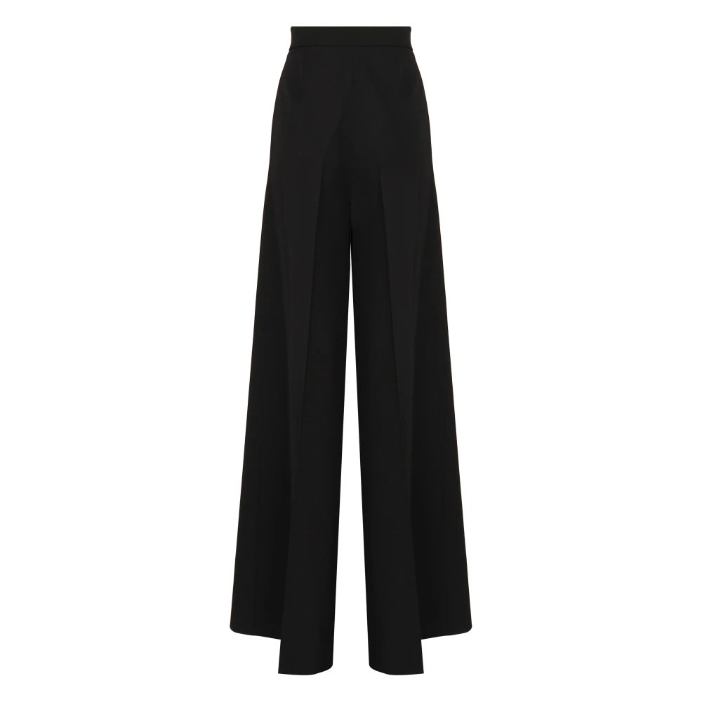 Max Mara Wijde Broek in Zwart Ninfa Stijl Black Dames