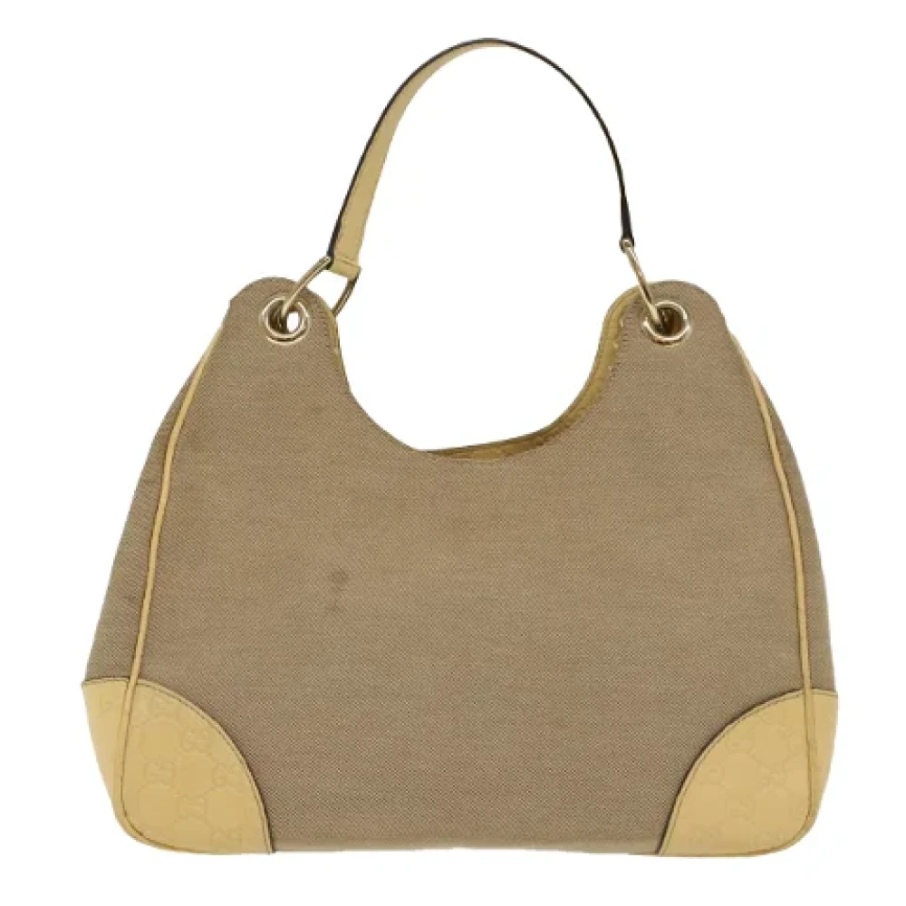 Gucci Vintage Pre-owned Canvas gucci-bags Gray Dames
