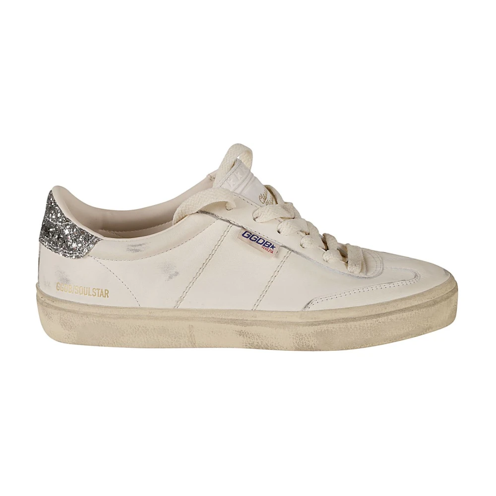 Golden Goose Glitter Heel Bio Based Sneakers White, Dam