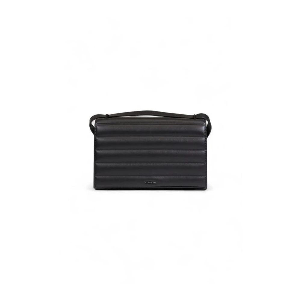 Calvin Klein Stijlvolle Polyethyleen Handtas Dames Collectie Black Dames
