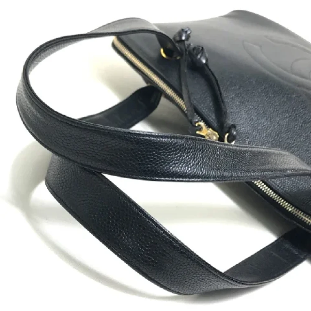 Chanel Vintage Pre-owned Leather chanel-bags Black Dames