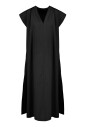 long-v-neck-dress
