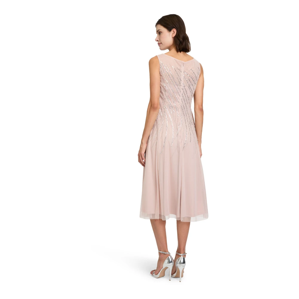 Vera Mont Geborduurde Avondjurk Pink Dames