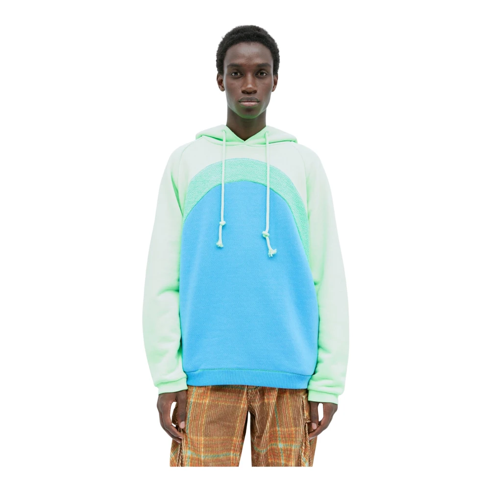 Erl Men's Multicolor Rainbow Hooded Sweatshirt - Hoodies - L - Sweatshirts & Hoodies