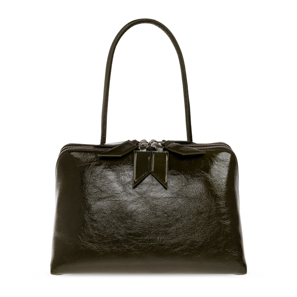 The Attico Bicolor Calf Leather Bos Taurus Shoulder Bag - Image 2