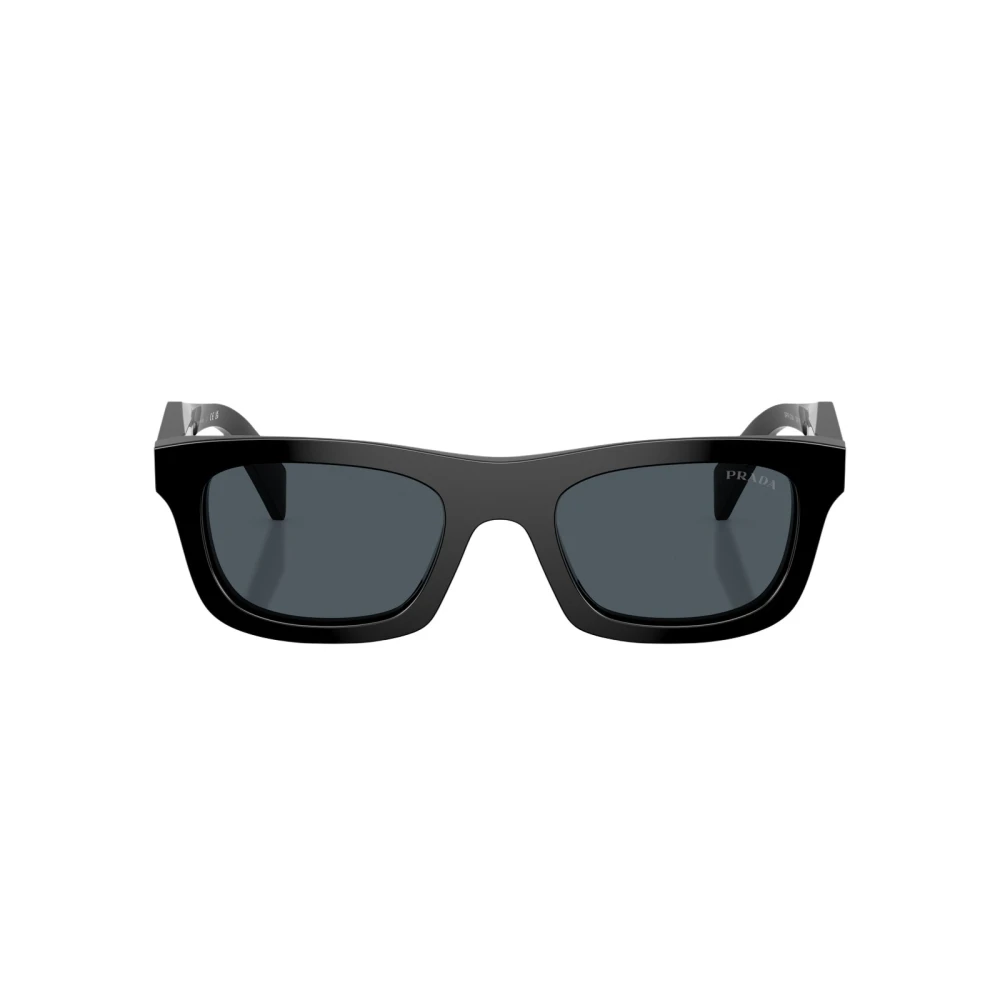 Prada Grey Woman Pr C06s 16K70b Sunglasses Acetate Black Pillow Normal - Image 2
