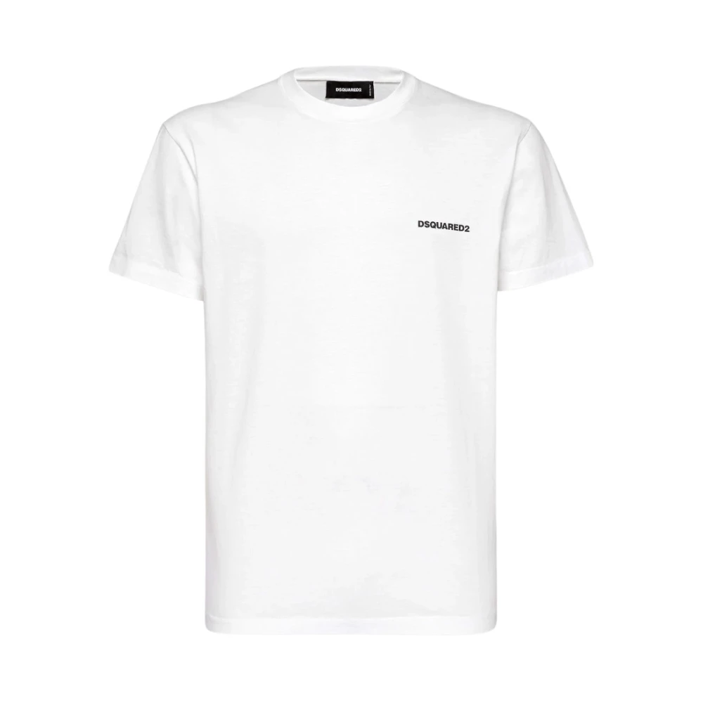 Dsquared2 Men's White Milan Print Cotton T-Shirt