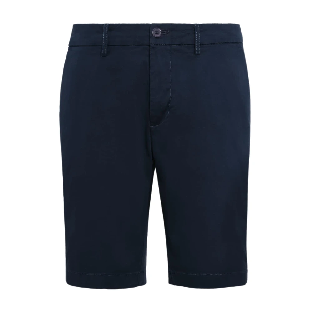 Boggi Milano Stretch Gabardine Short Blue Heren