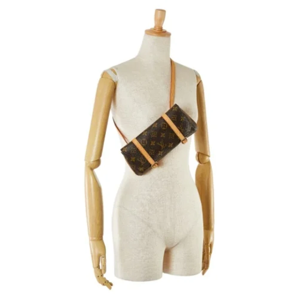 Louis Vuitton Vintage Pre-owned Leather crossbody-bags Brown Dames