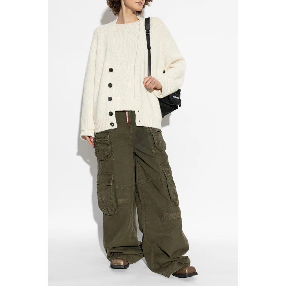 Dsquared2 Wollen trui Beige Dames