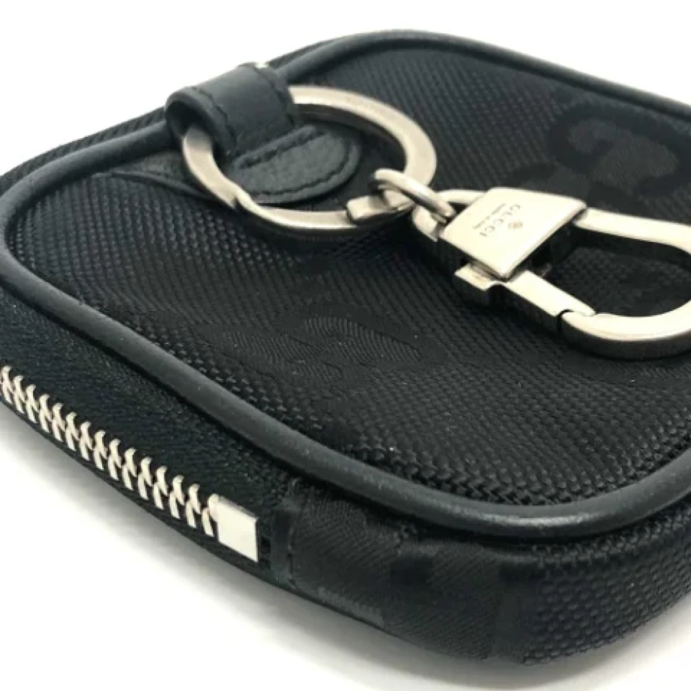 Gucci Vintage Pre-owned Leather wallets Black Heren