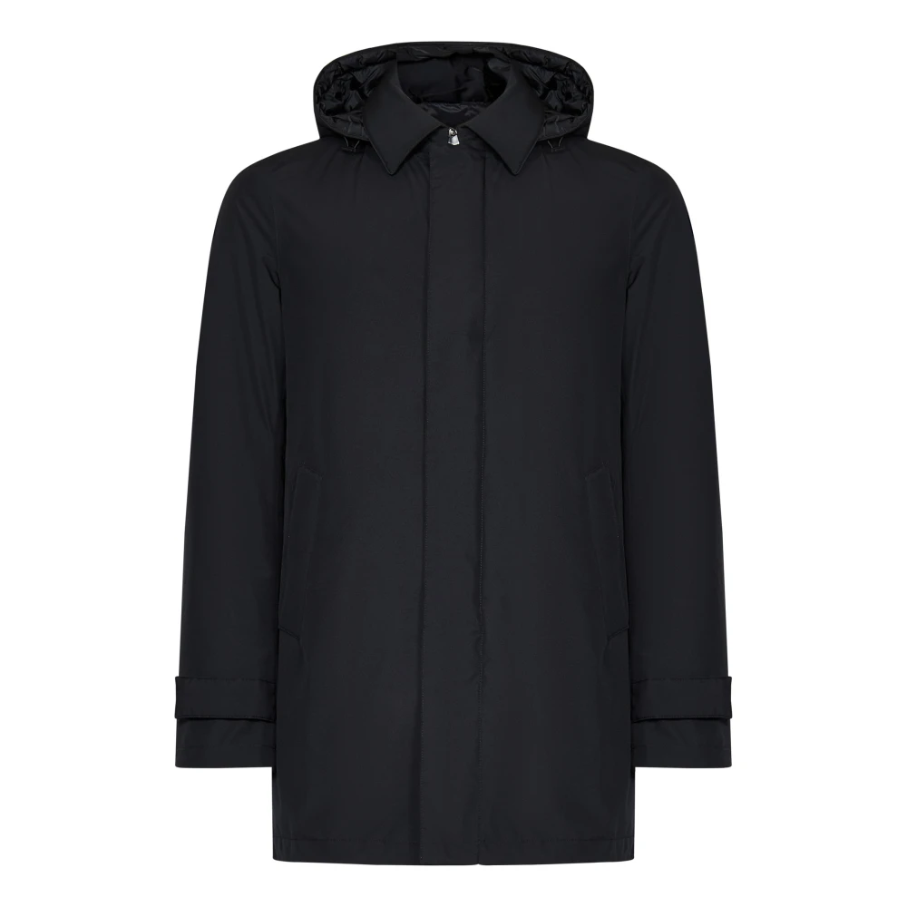 Herno Zwarte Gore-Tex Donsjas Black Heren