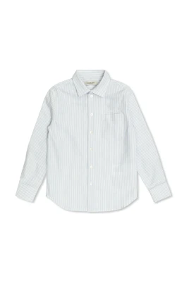 Skjorta med ett randigt mönster