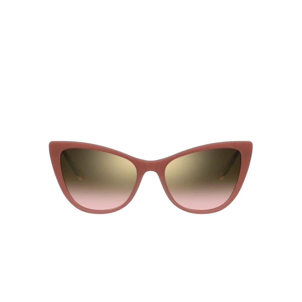 Love Moschino Cateye Solglasögon med Tegel Acetat och Gradientglas Pink, Dam