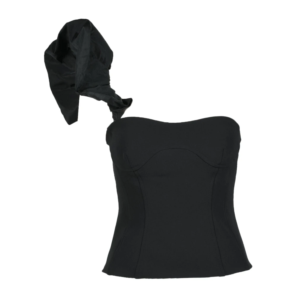 Pinko Elegante Top met Polyester en Elastaan Black Dames