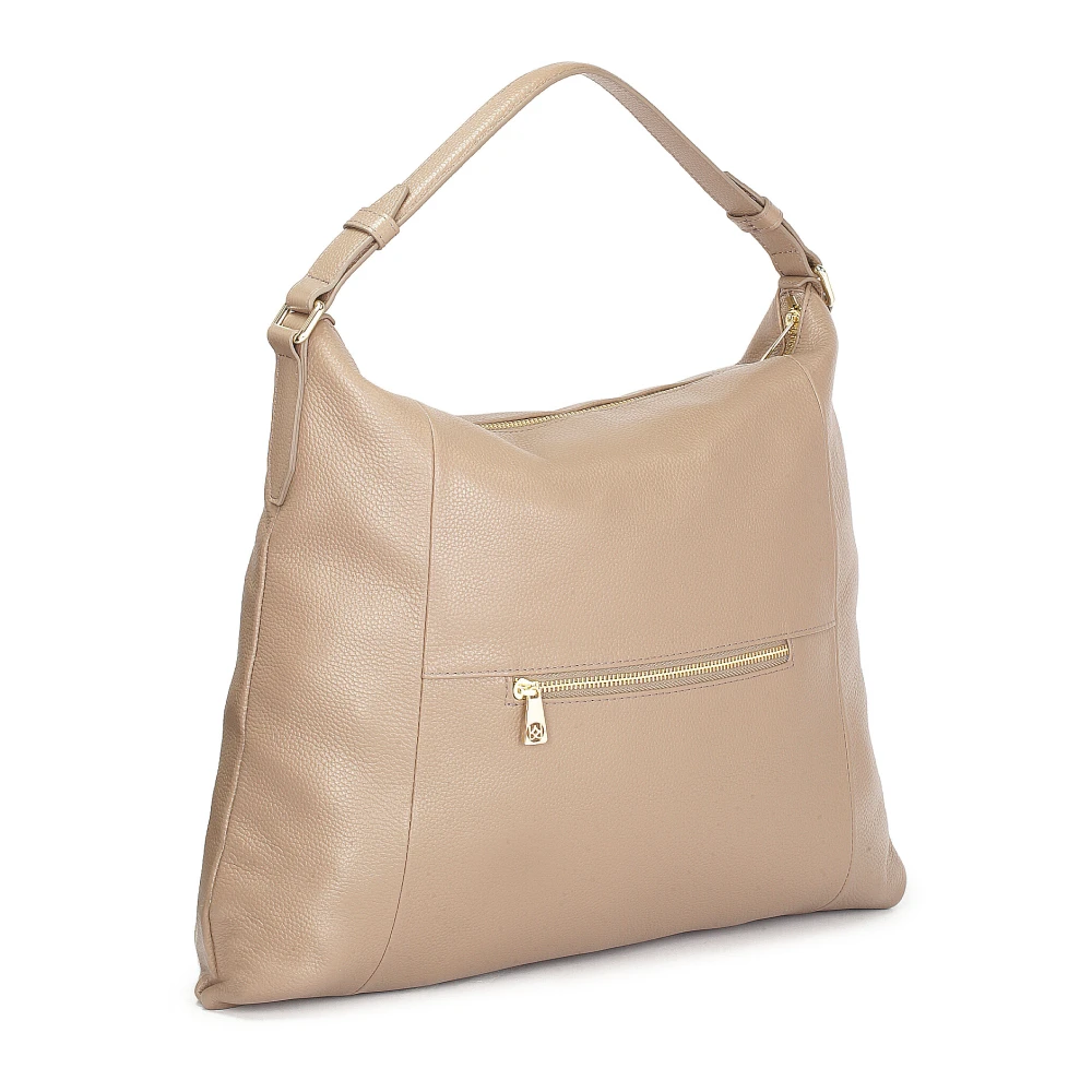 Kazar Leren schoudertas Beige Dames