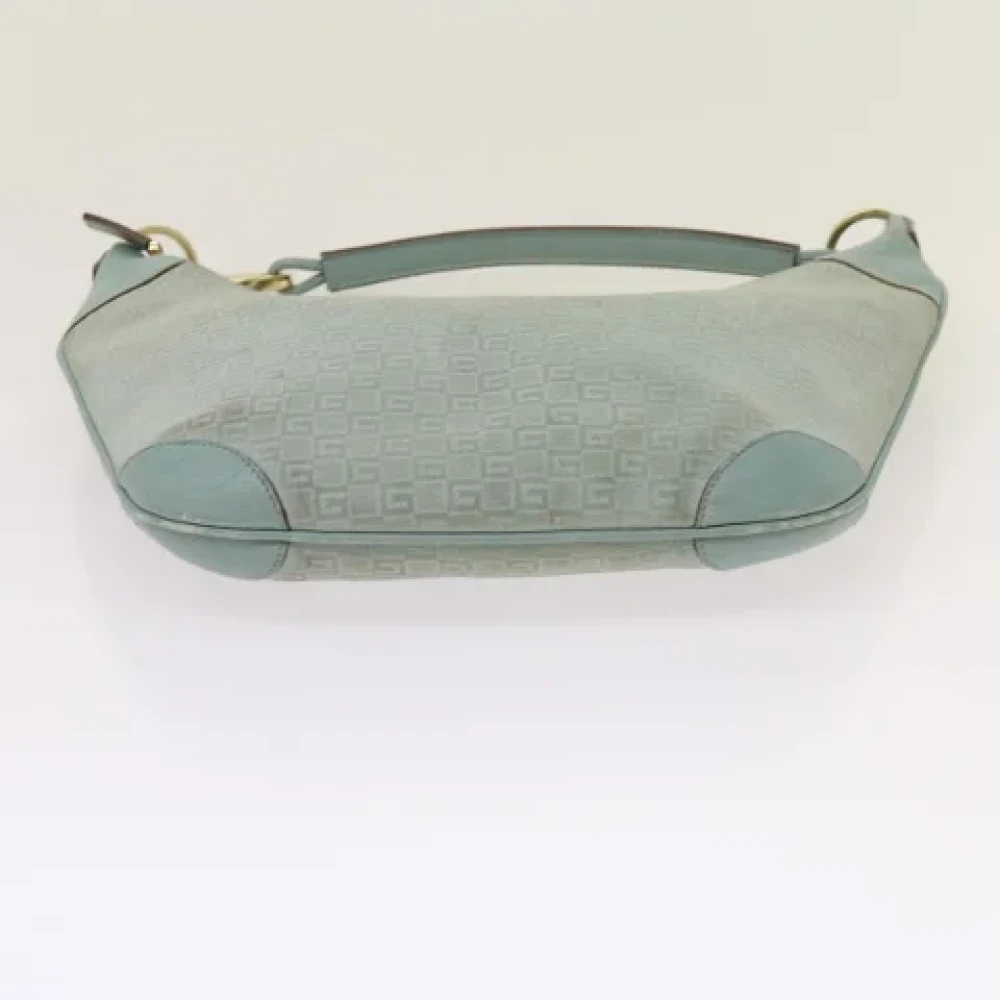 Gucci Vintage Pre-owned Canvas shoulder-bags Blue Dames