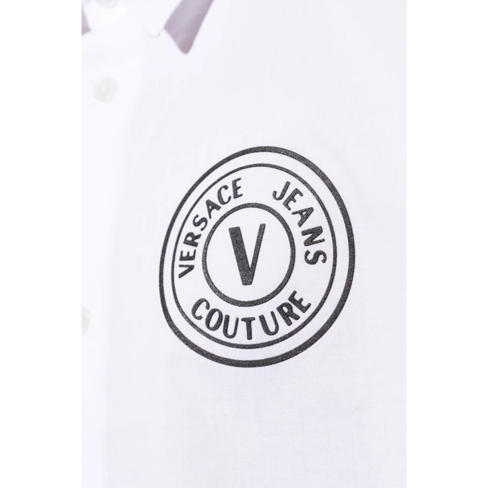 Versace Jeans Couture Shirt met logo White Heren