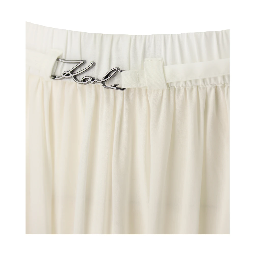 Karl Lagerfeld Ivory Maxi Beach Skirt White Dames