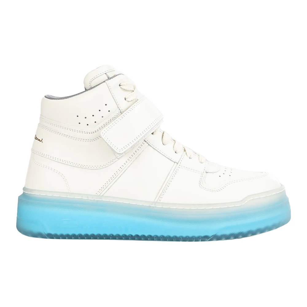 Italienske Lær Sneakers Aquarius Stil