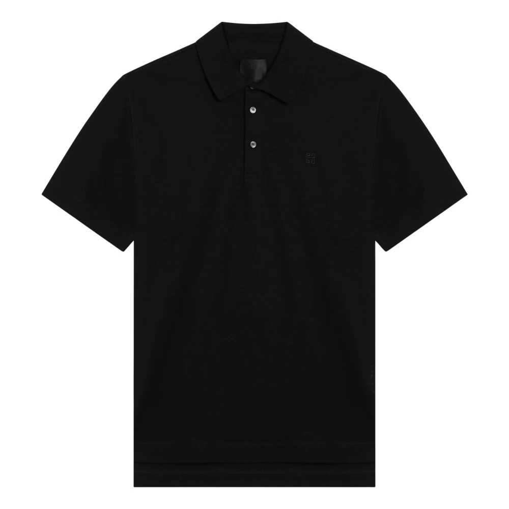 Givenchy Polo Tröja Kort Ärm Black, Herr