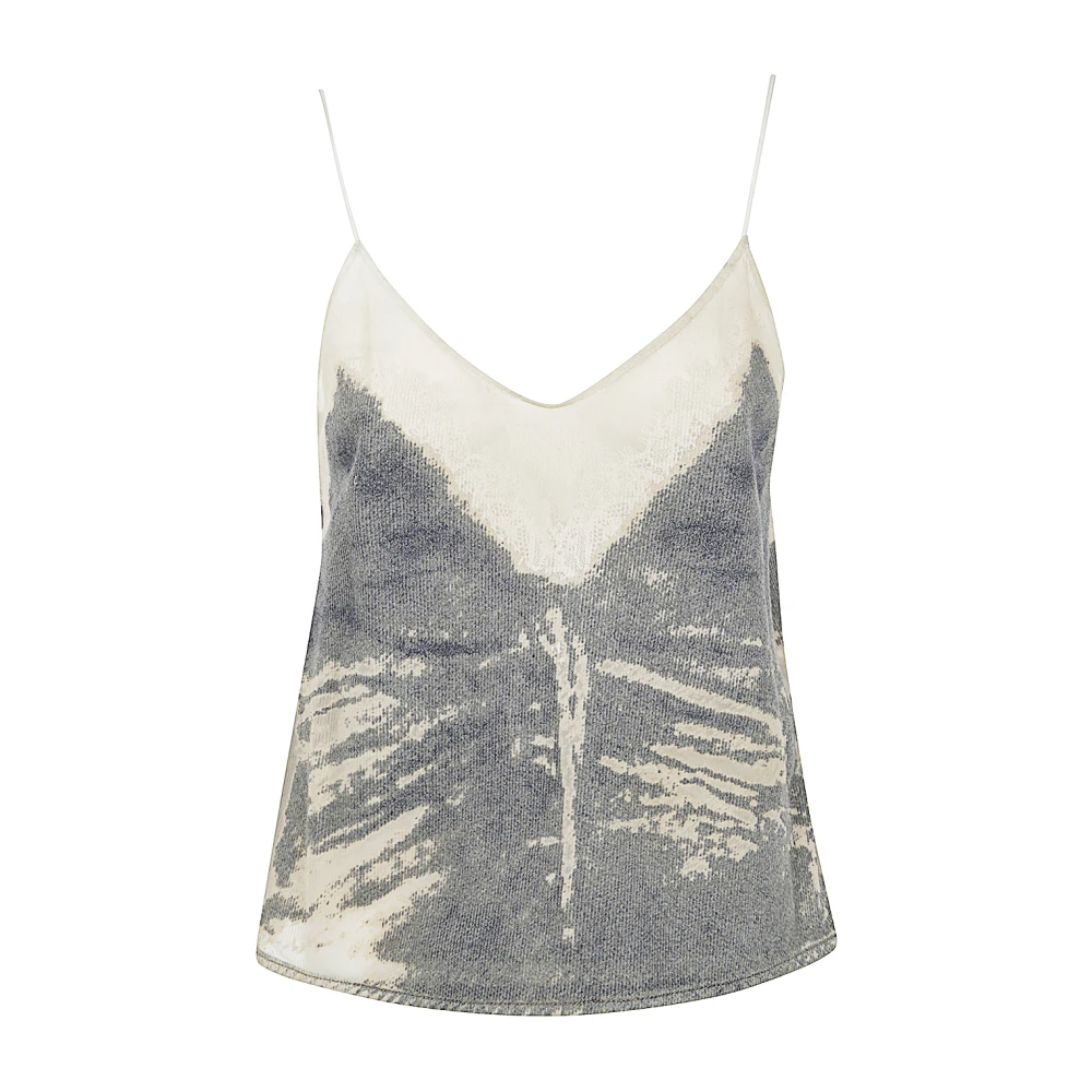 Diesel Vintage Denim Top Blue Dames