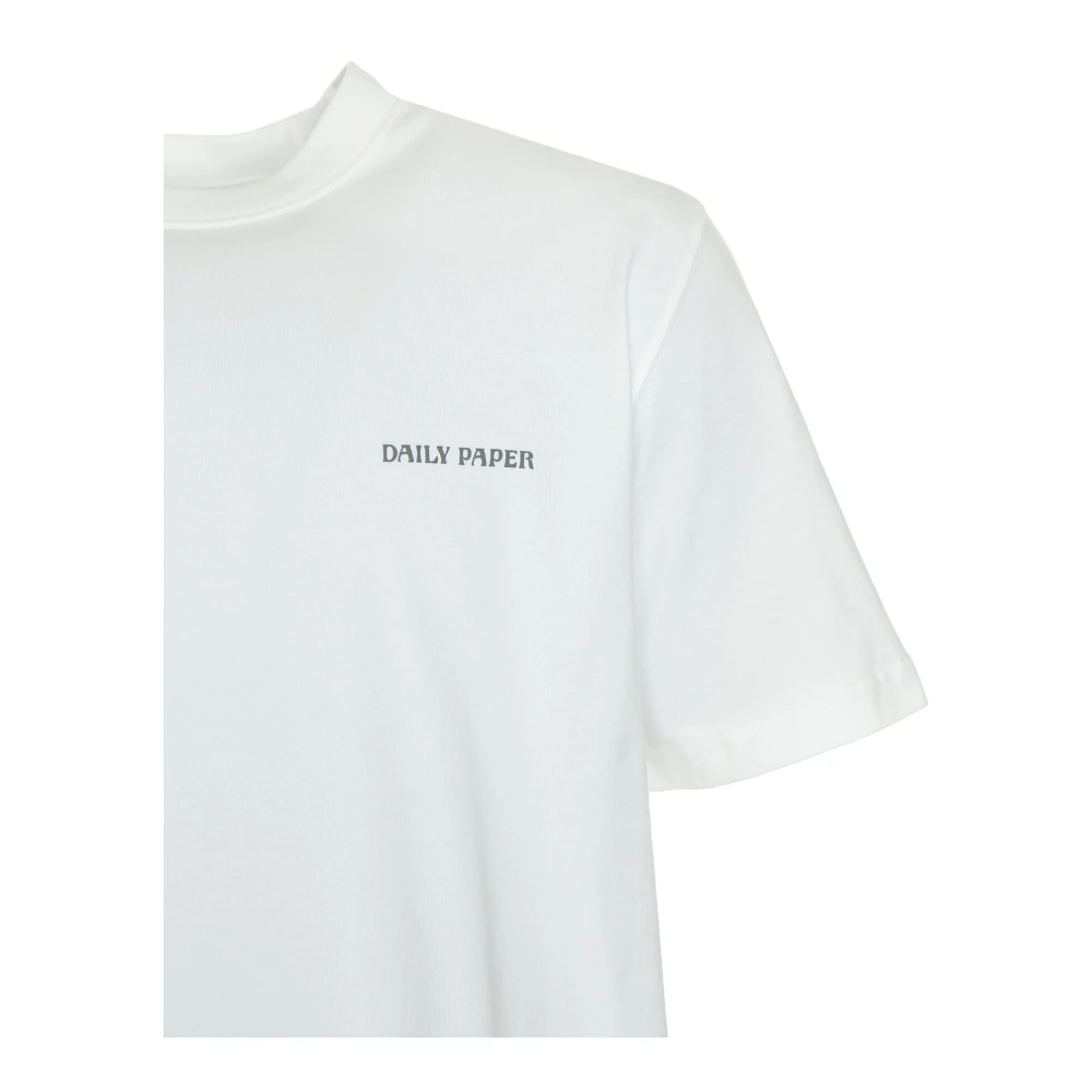 Daily Paper Senses Korte Mouw T-shirt White Heren
