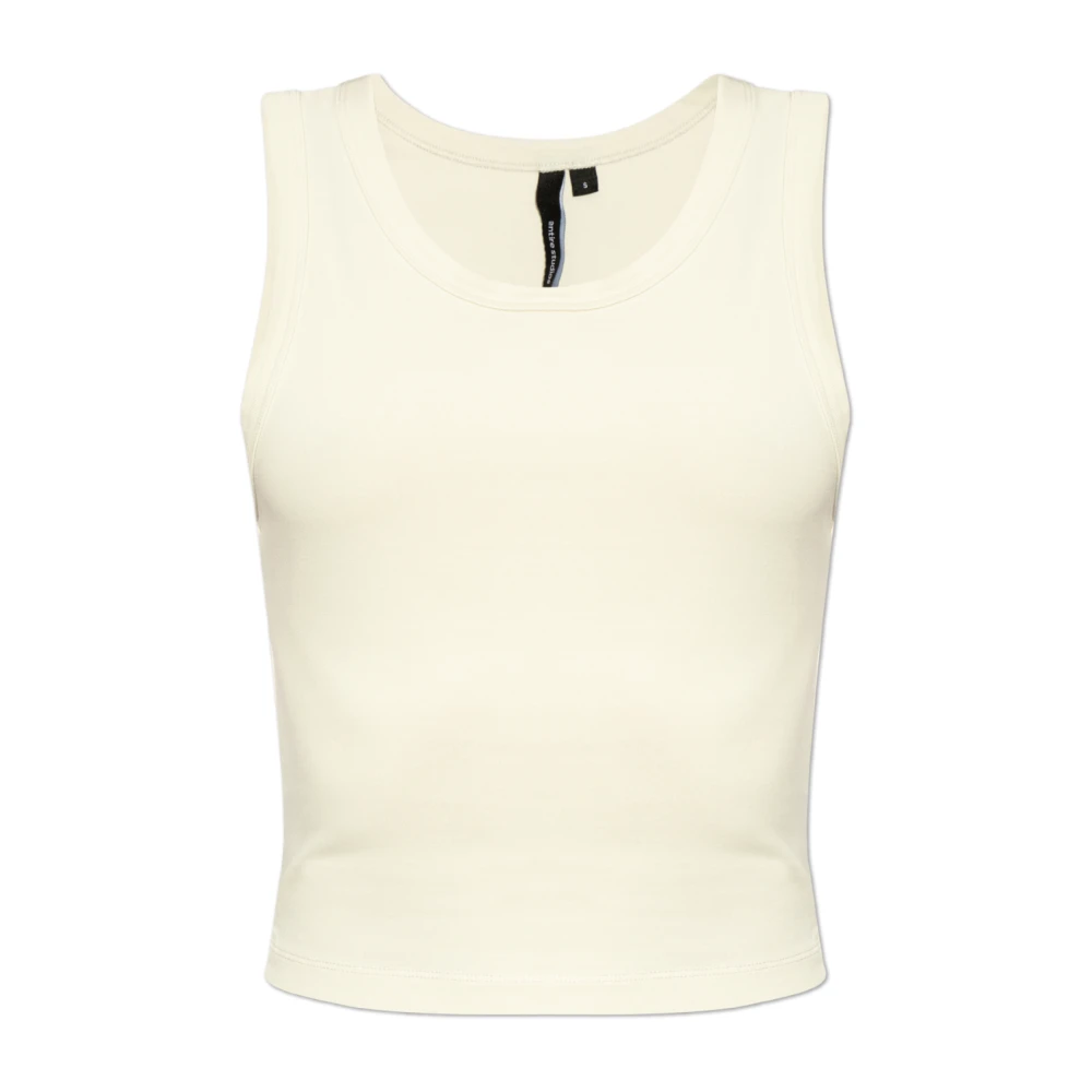 Entire Studios Top Cropped Beige Dames