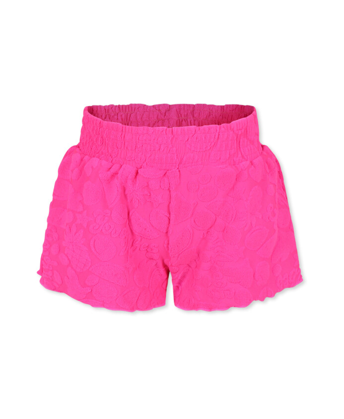 fuchsia-terry-fruit-swim-shorts
