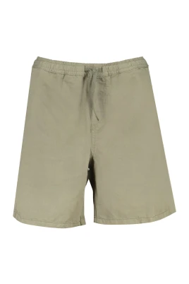 Grön Bermuda Shorts med Elastisk Midja