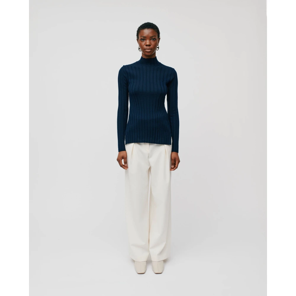 IVY OAK Kacy Rose Jumper Blue Dames