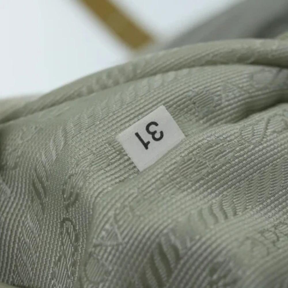 Prada Vintage Pre-owned Nylon prada-bags Gray Dames