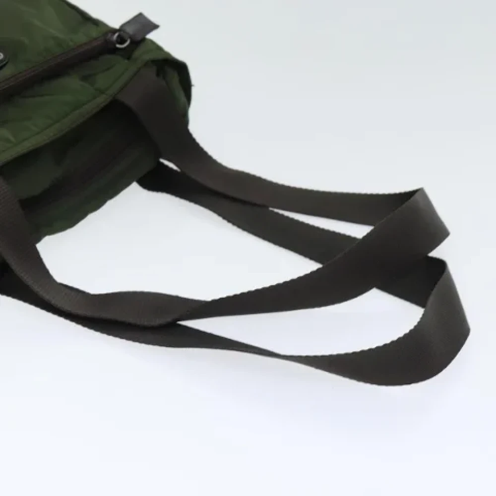 Prada Vintage Pre-owned Nylon totes Brown Dames