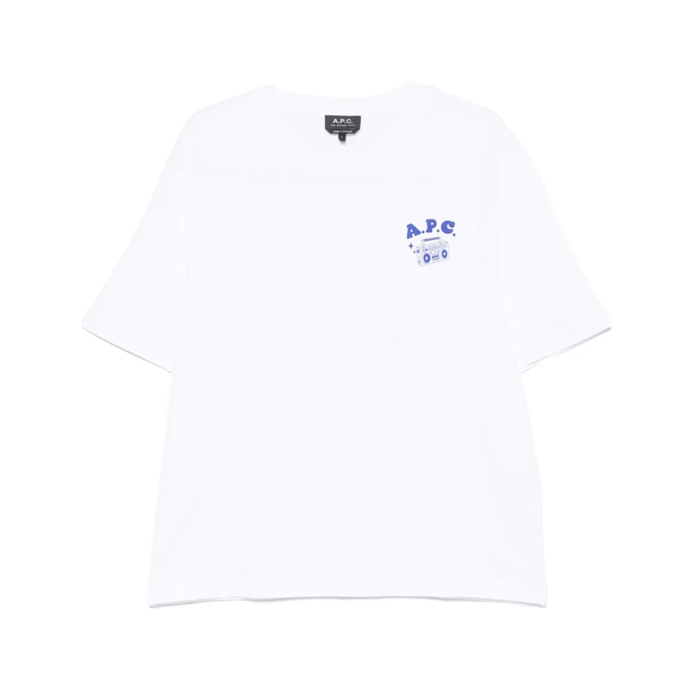 A.p.c. - Tops > T-Shirts - White - A.p.c. - Modalova