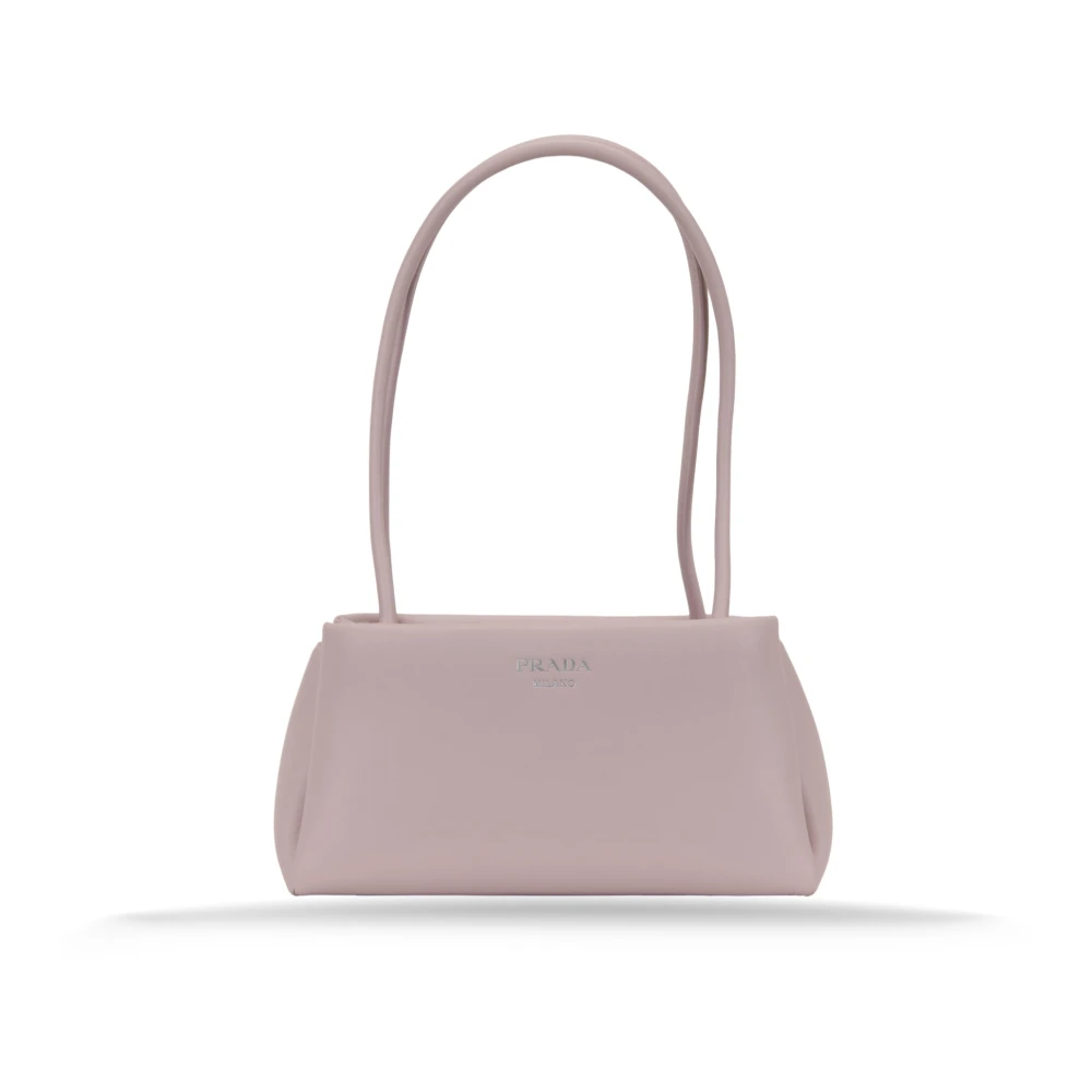 Prada Leren handtas met ritssluiting Pink Dames