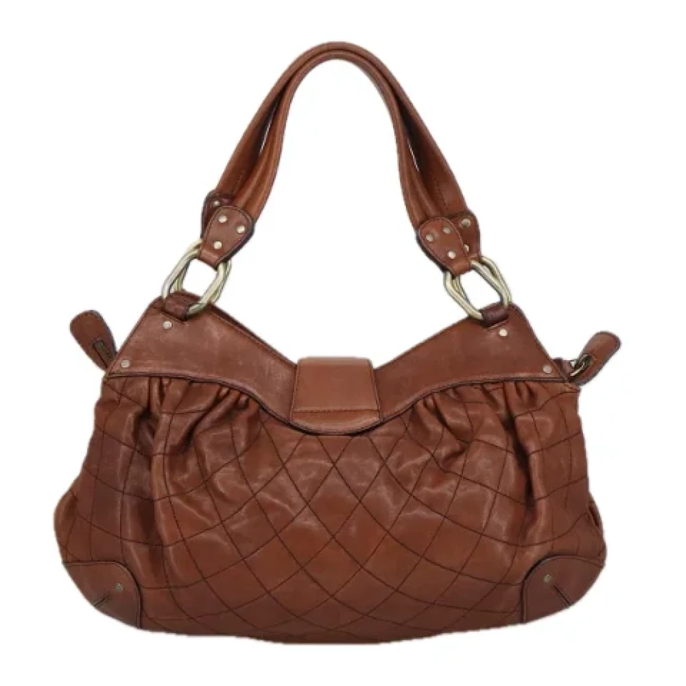 Bally Pre-owned Leather handbags Brown Dames