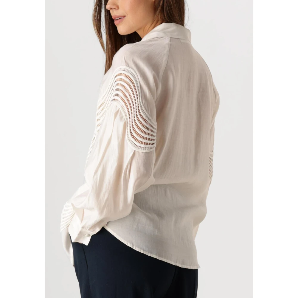 Copenhagen Muse Elegante Ecru Blouse Cmmolly-Shirt Beige Dames