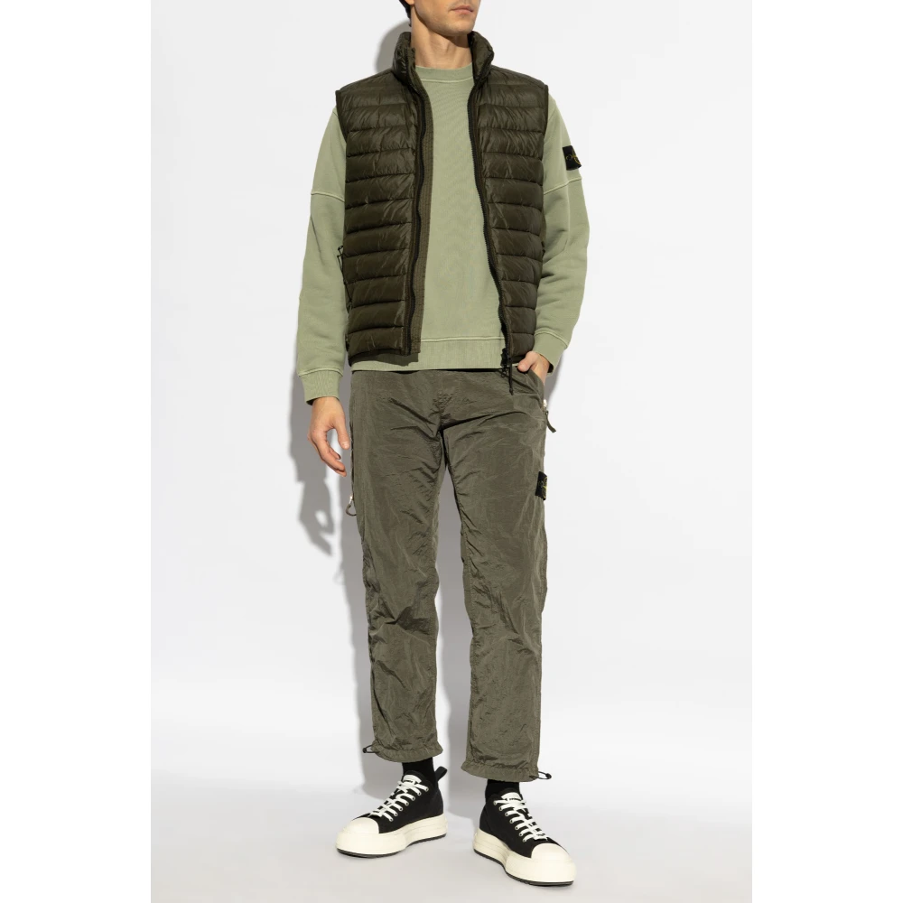 Stone Island Broek met logo Green Heren