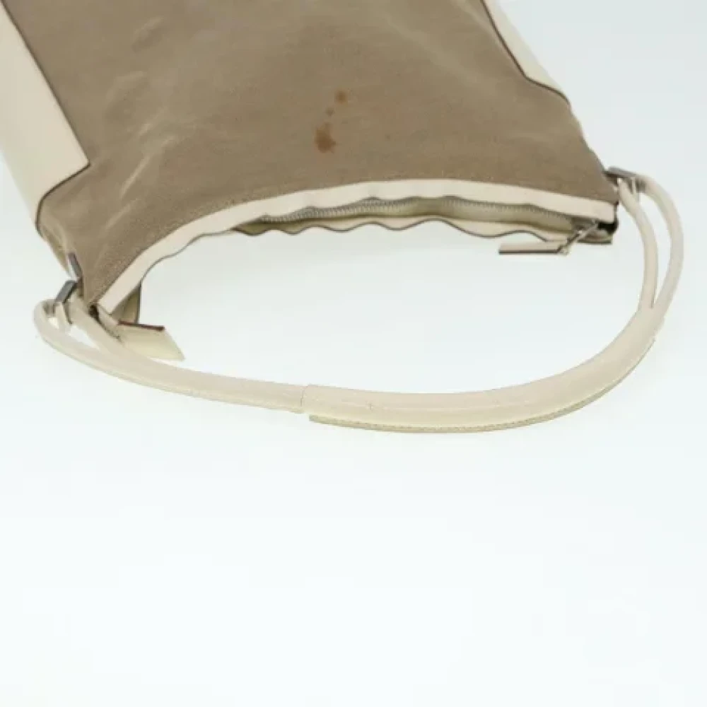 Gucci Vintage Pre-owned Canvas handbags Beige Dames