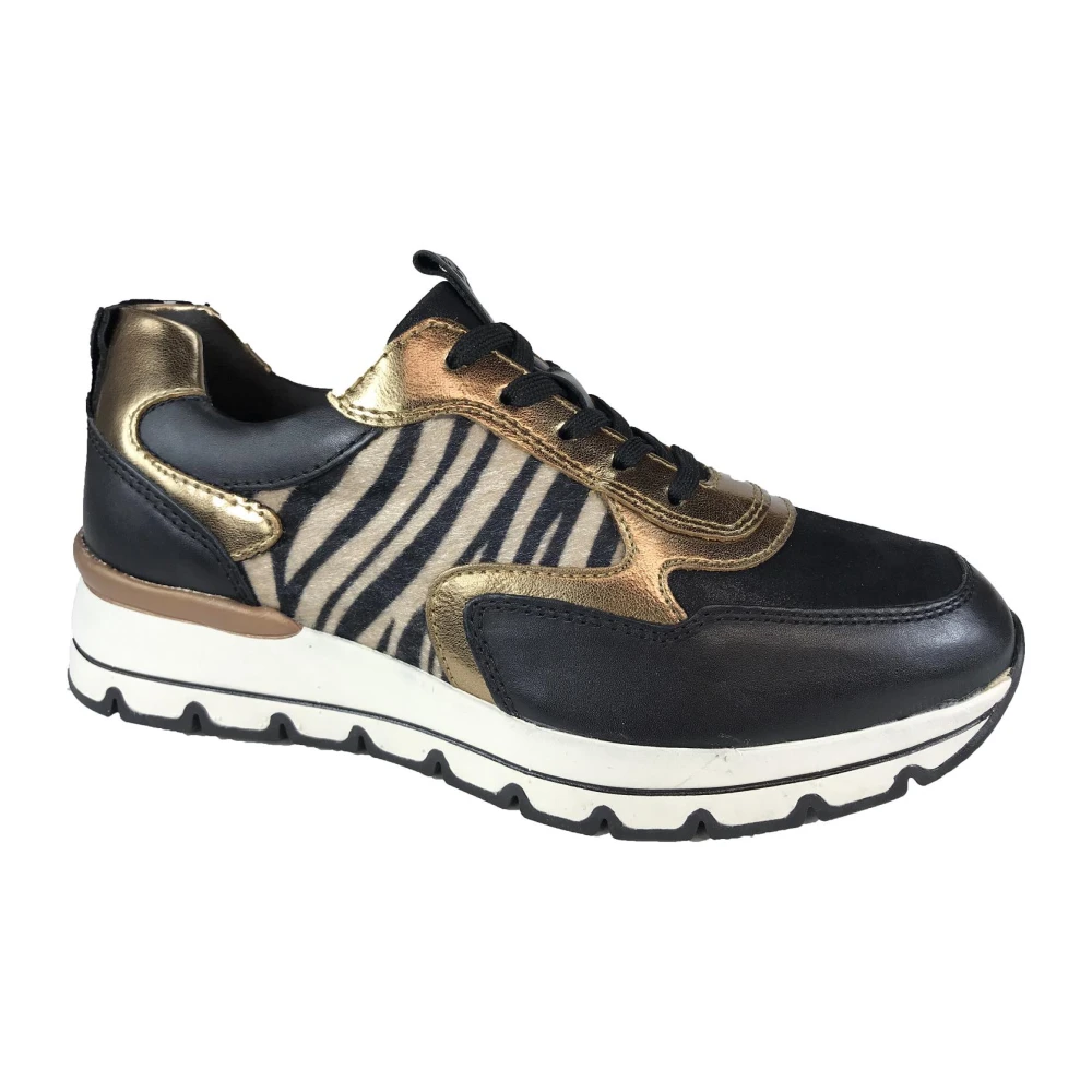 Tamaris Stijlvolle en comfortabele sneakers Dames Schoenen Zwart