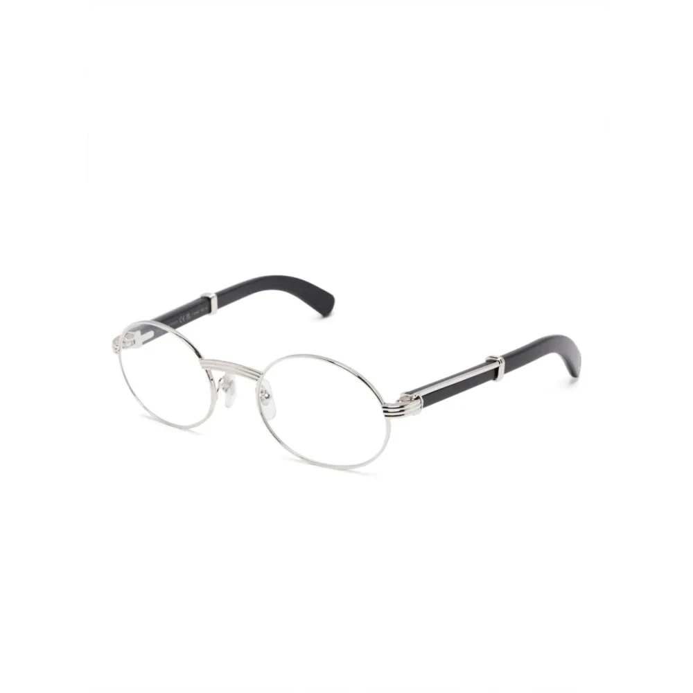 Cartier Men's Gray Glasses, 53 Mm, Optical Frame