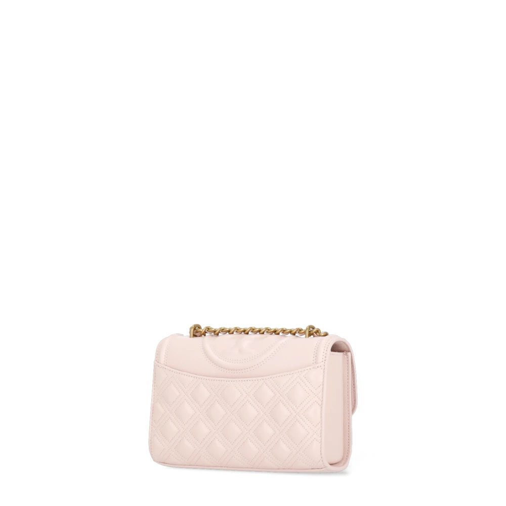TORY BURCH Roze Schoudertas met Metalen Band Pink Dames