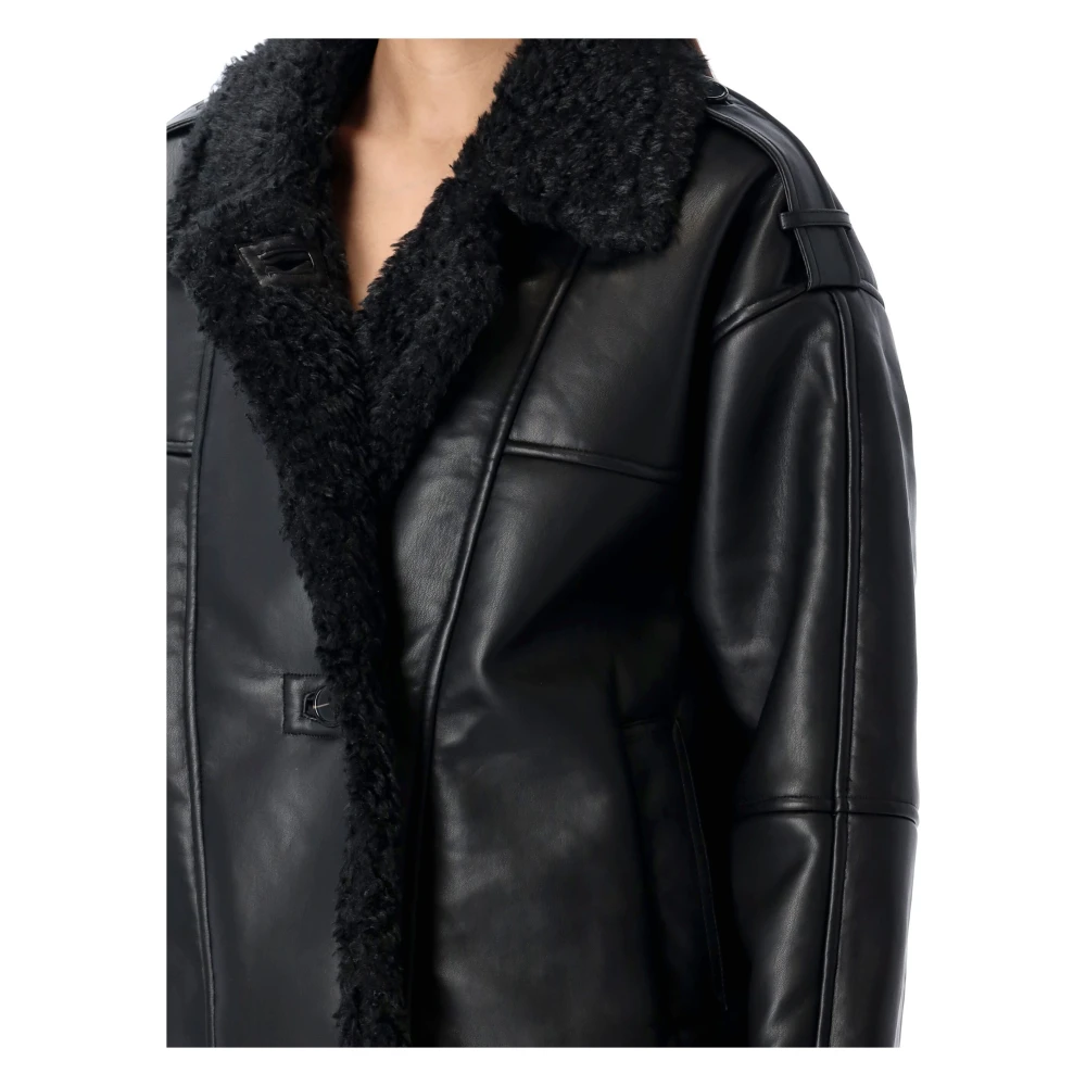 The Garment Zwarte Aviator Jacket Buitenkleding Black Dames