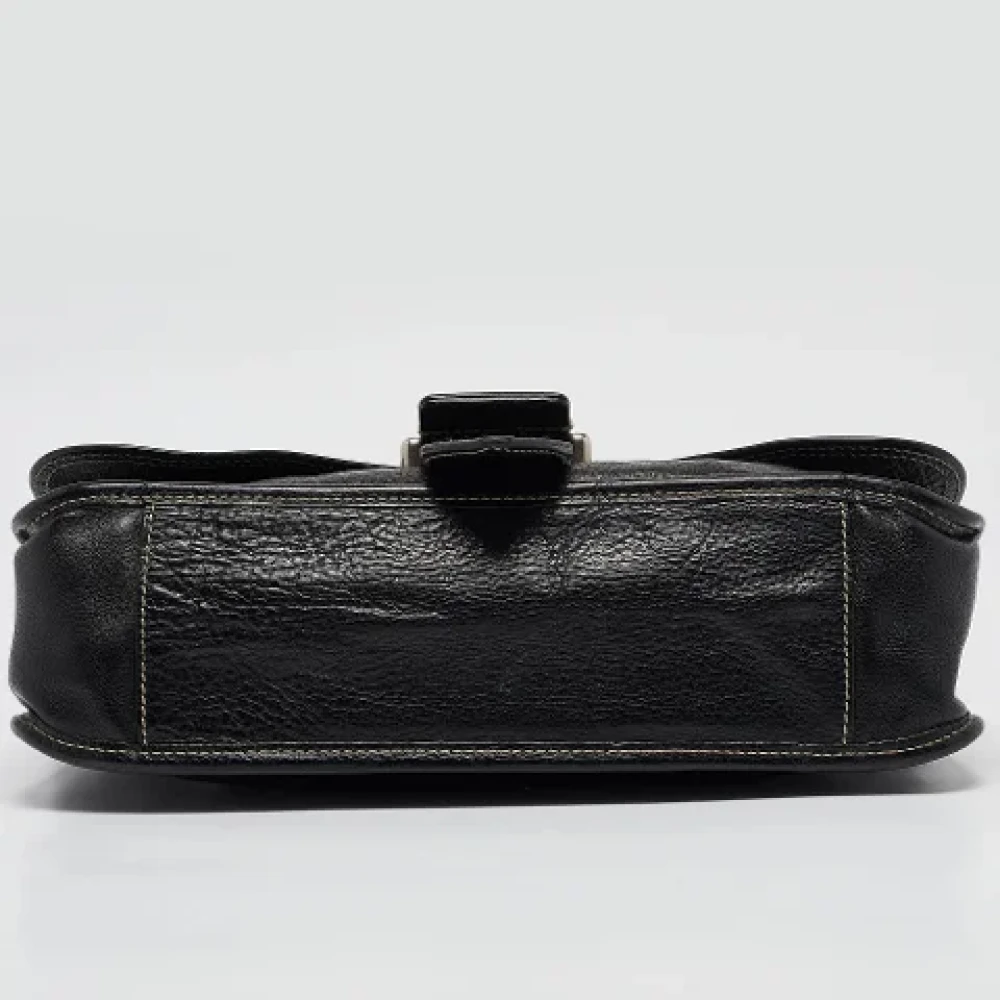 Bally Pre-owned Leather shoulder-bags Black Dames